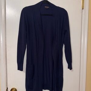 Women's Navy Blue Cardigan Sweater